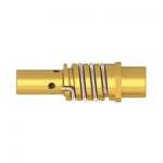 Tip Adapter left-hand ,brass M6 *10 mm, Fits spool gun 150 AMP